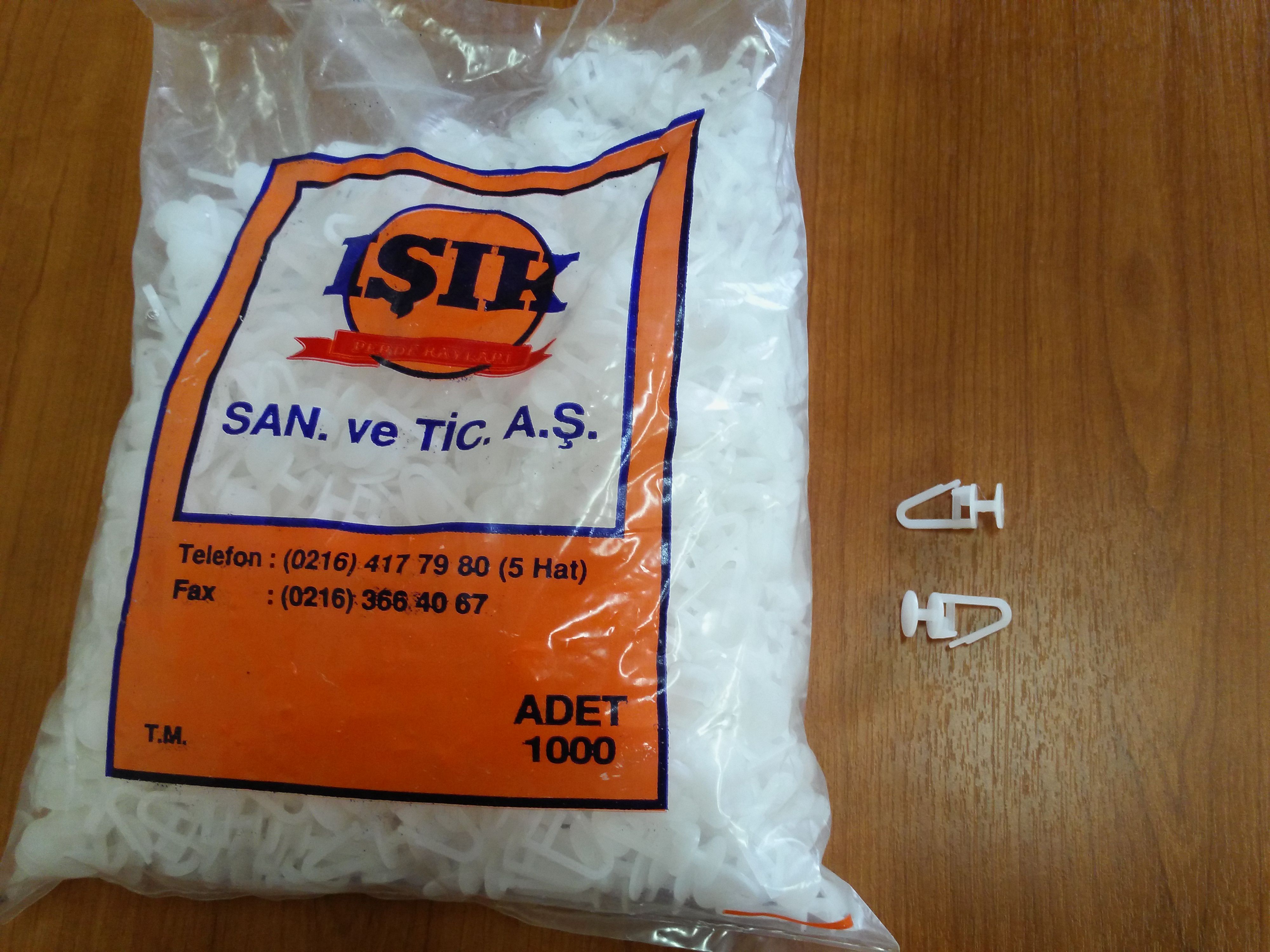 картинка Фурнитура TR I крючки (1000шт) 