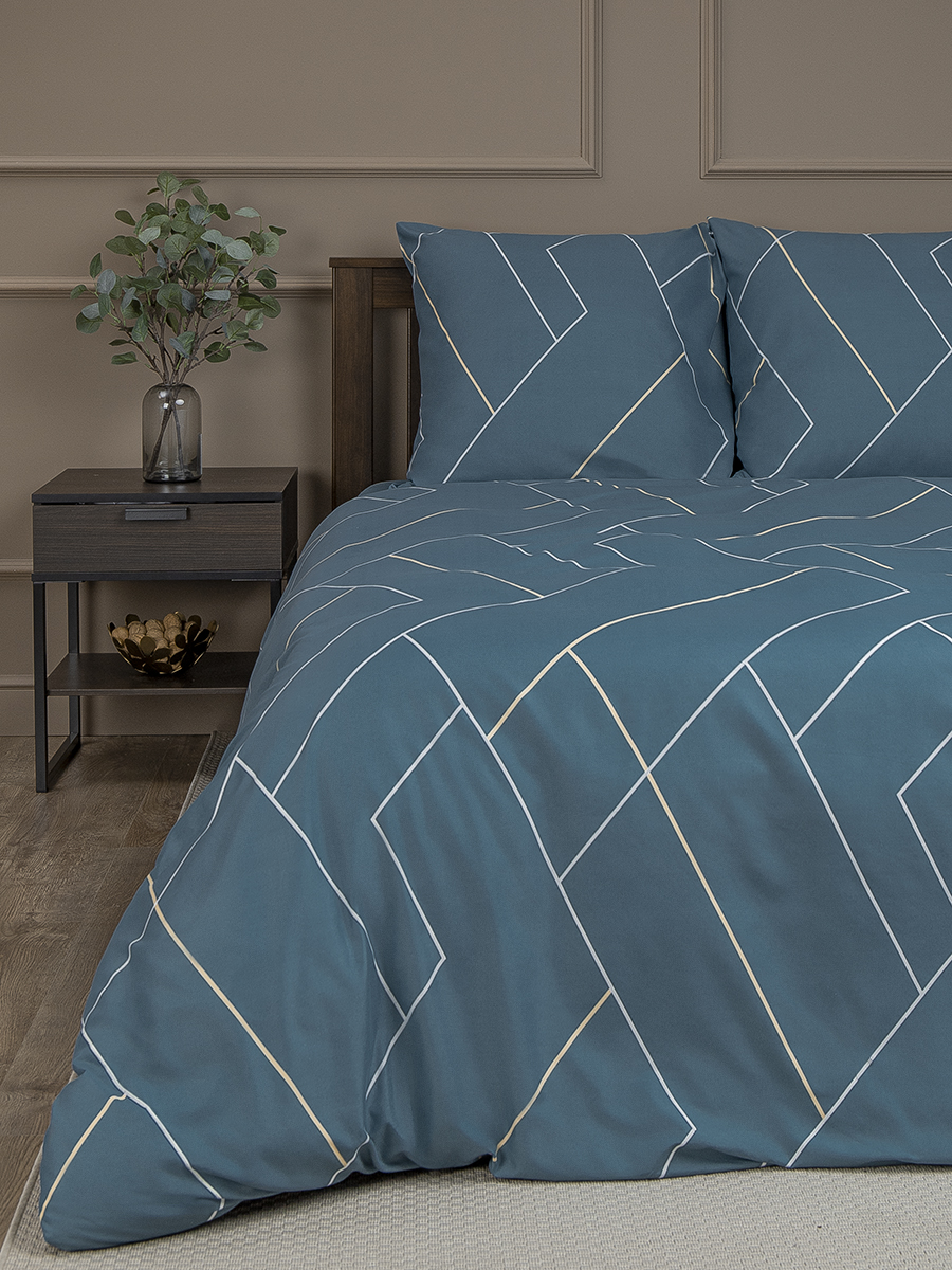 картинка Постельное бельё Amore Mio BZ Vector EURO M 