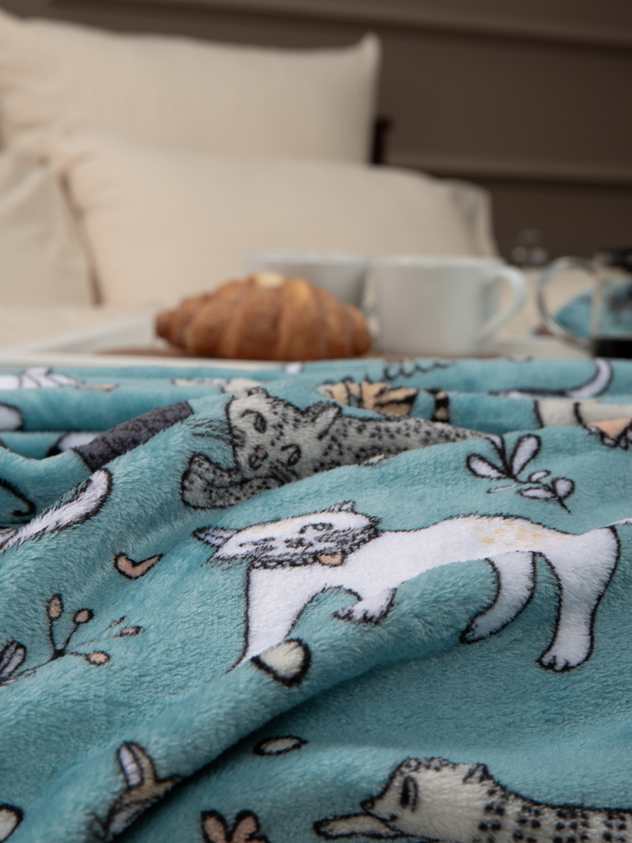 картинка Плед Texrepublic TF FN F132 b1420 Коты2 