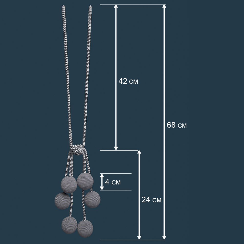 картинка Подхват д/штор Ajur HK SH-62 