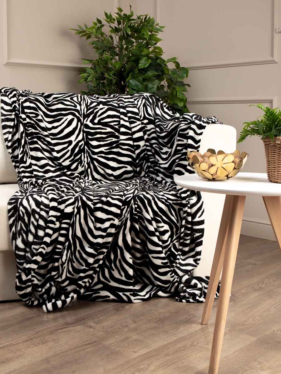 картинка Плед Texrepublic TF FN F967 b2022 Шкура зебры 