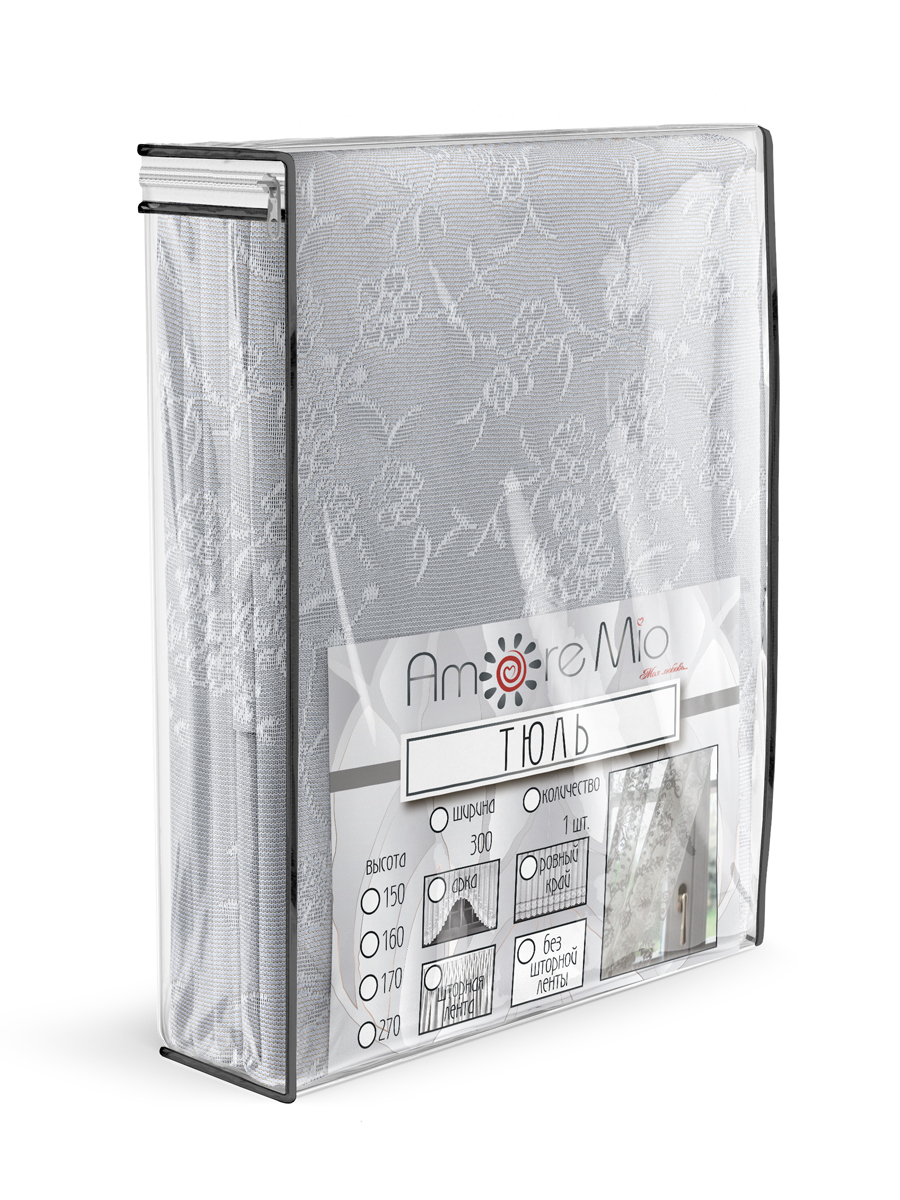 картинка Штора Amore Mio RR 4ML M 3020 3,0*1,8*1 белый 