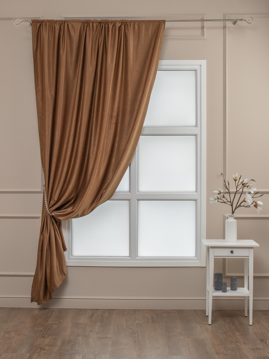картинка Штора Amore Mio RR 386-14 2,0*2,7*1 коричневый 