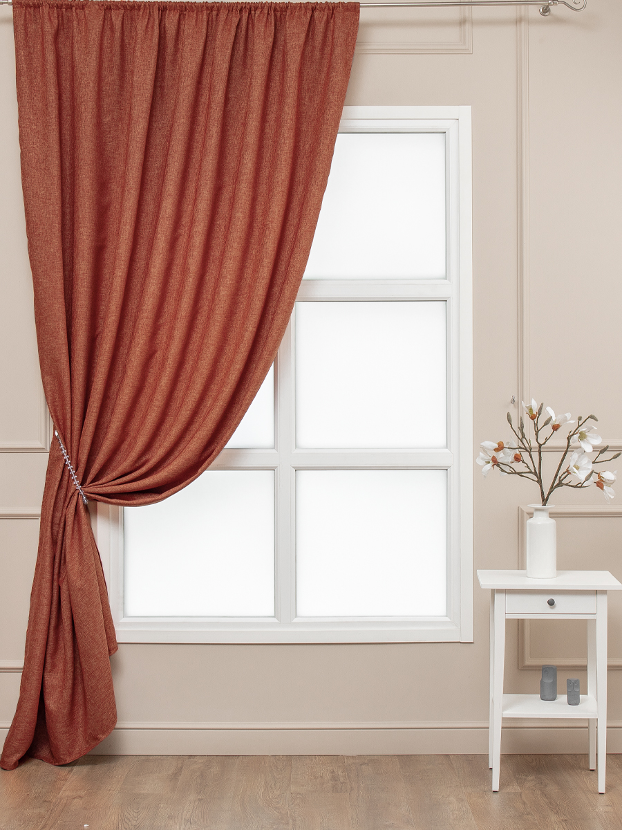 картинка Штора Amore Mio RR 4ML 102-09 2,0*2,7*1 терракотовый 