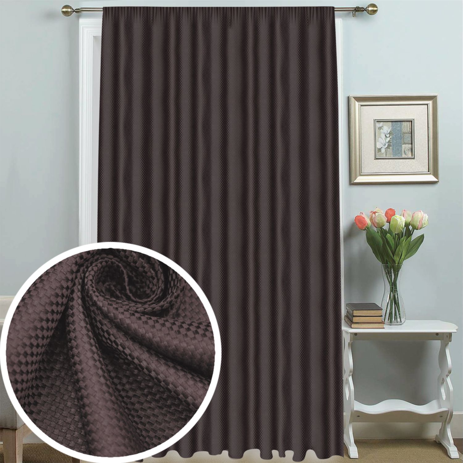 картинка Штора Amore Mio RR 6568-2010 2,0*2,7*1 фиолетовый 