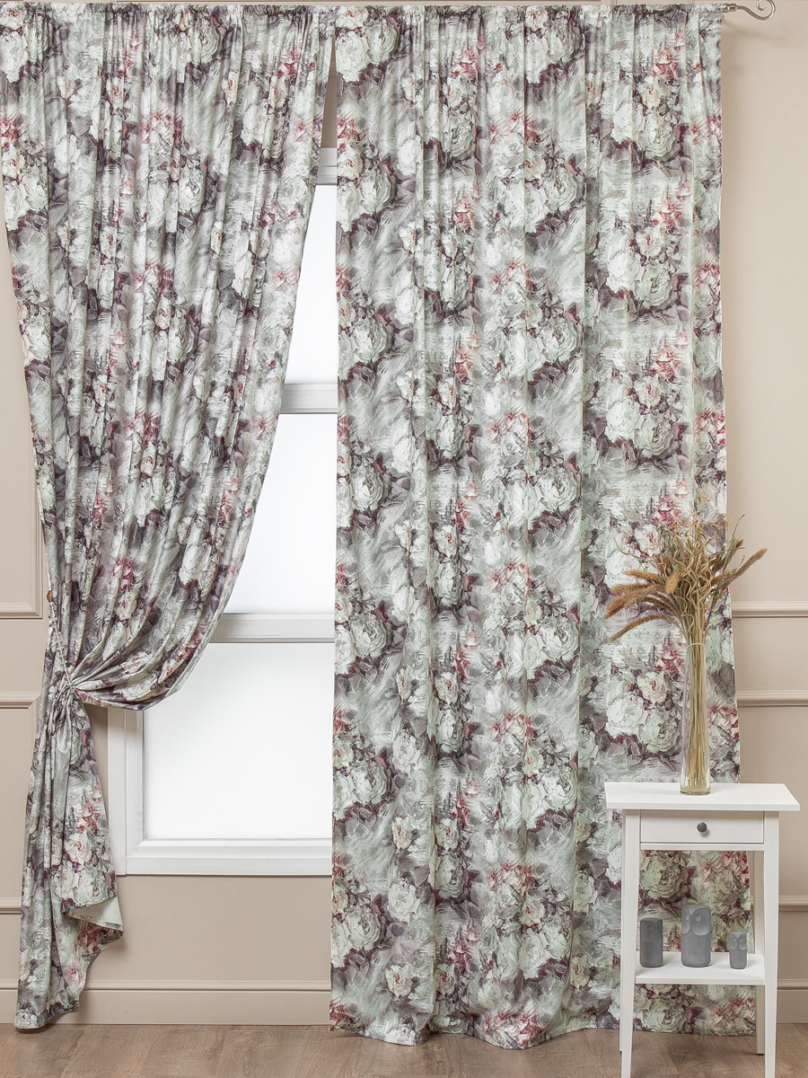 картинка Штора Amore Mio RR 6ML 1877-5V 1,5*2,7*2 серый 