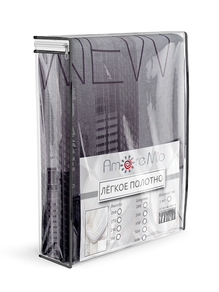 картинка Штора Amore Mio RR 6PL 1000-01 ut 1,4*2,7*1 желтый 