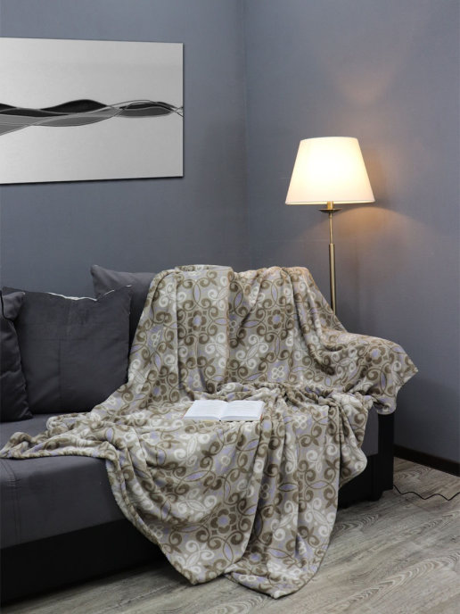 картинка Плед Texrepublic TF FN F62GY-LI b1520 Орнамент 