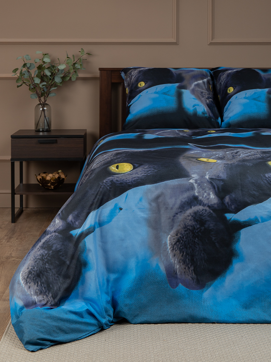 картинка Постельное бельё Amore Mio BZ QR Meow SINGLE M 