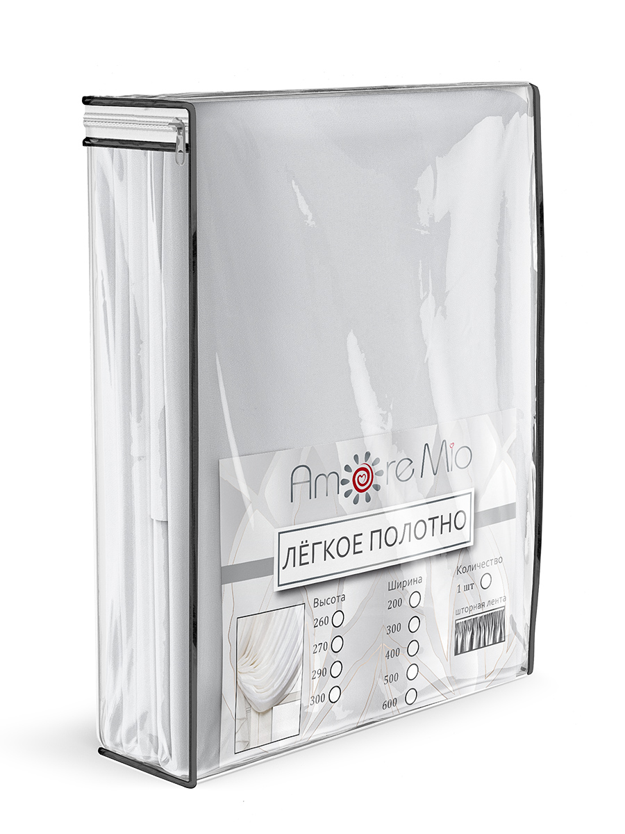 картинка Штора Amore Mio RR 6PL lux-01 ut 6,0*2,8*1 белый 