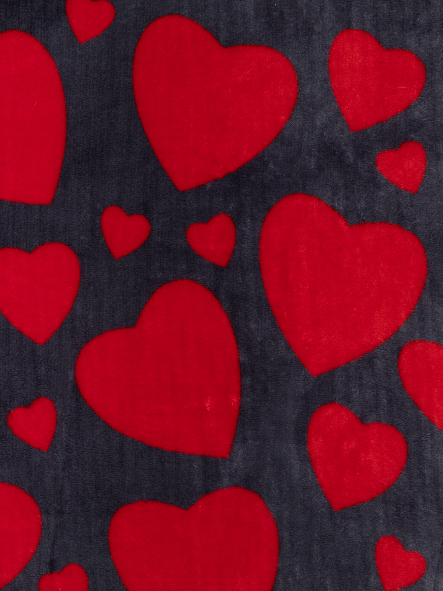 картинка Плед Texrepublic TF FN F113R b1520 Сердечки 