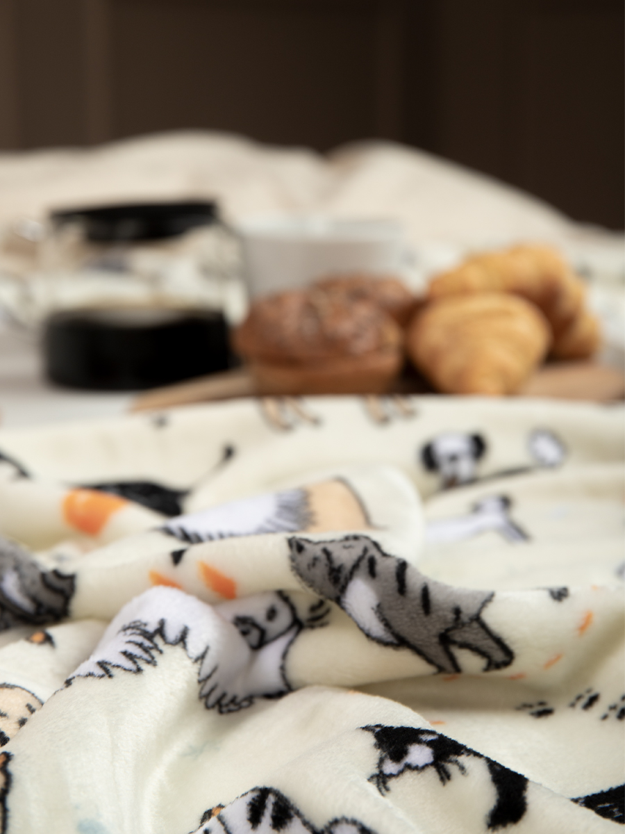 картинка Плед Texrepublic TF FN F138 a2022 Котики-собачки 