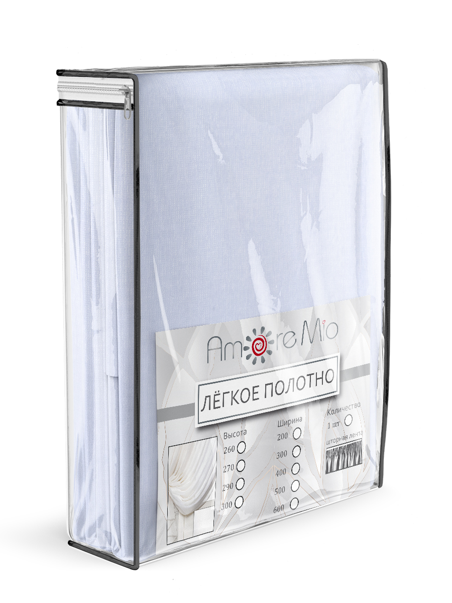 картинка Штора Amore Mio RR 6PL 35268-111018 ut 3,0*2,7*1 белый 