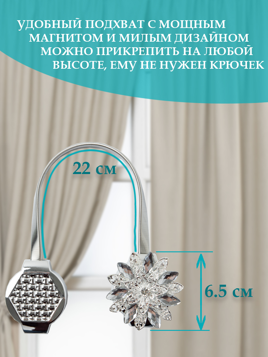 картинка Магнит Ajur MI T125-slv rezinka 25 cm 