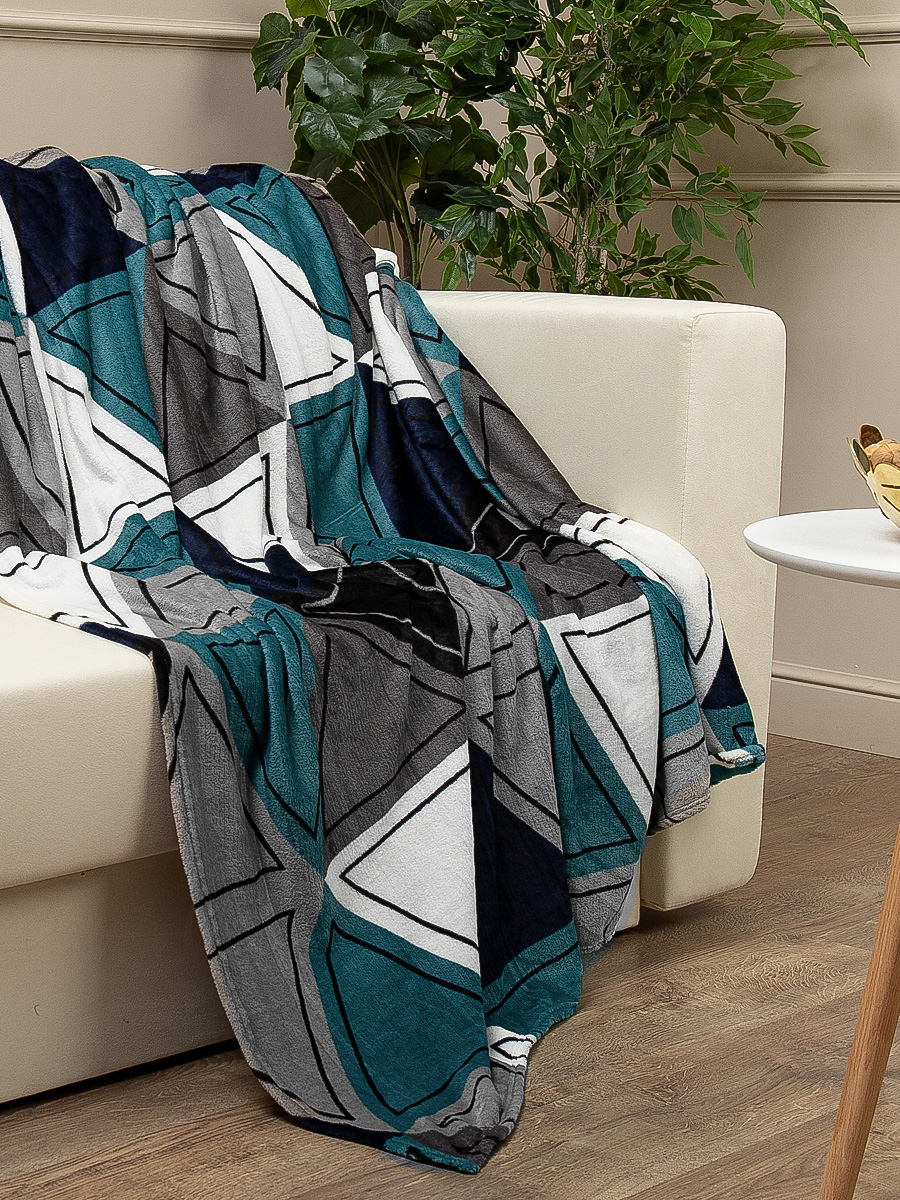 картинка Плед Texrepublic TF FN F118 b1420 Треугольники 