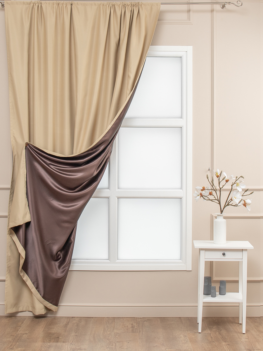 картинка Штора Amore Mio RR 4ML Milan-02 2,0*2,7*1 бежевый 