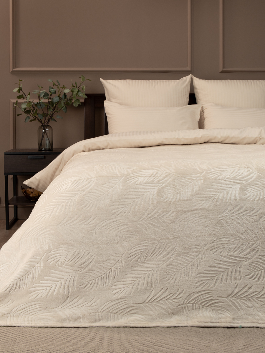 картинка Плед Texrepublic TF FNE CR2 003/2022 l-листья NC 