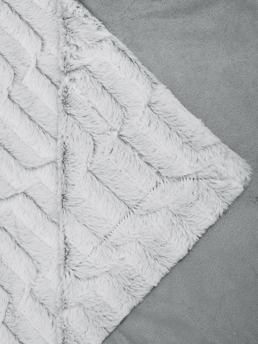 картинка Плед Buenas Noches искусст мех TF F112ML-GY11 040/2224 Пестрый ворс NC 