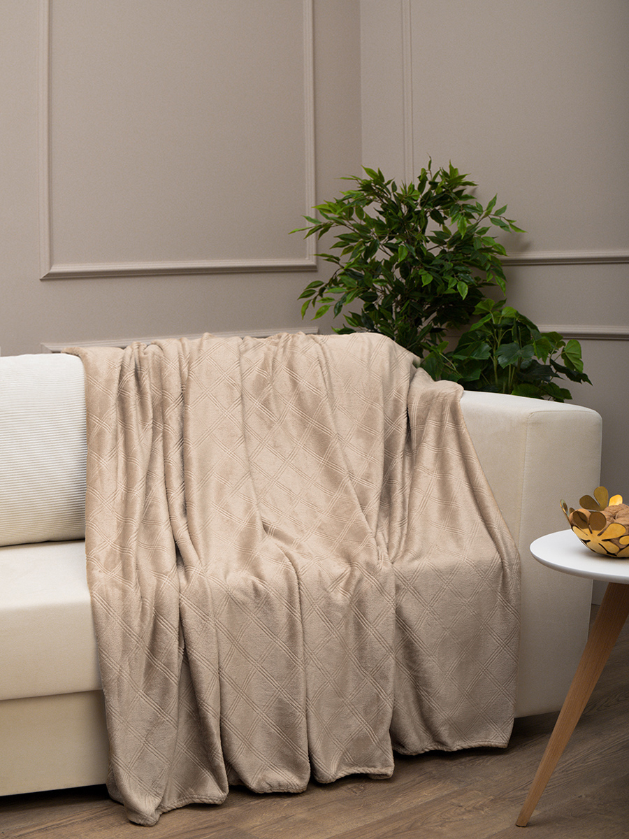 картинка Плед Texrepublic TF FNEL BR5 009/1520 c-клетка NC 