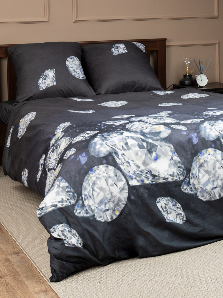 картинка Постельное бельё Amore Mio BZ Black EURO M 