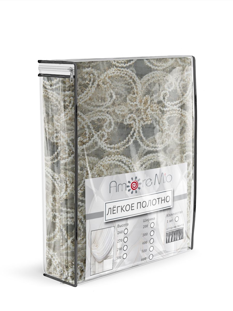 картинка Штора Amore Mio RR 12M605-gld 3,0*2,7*1 шампань 