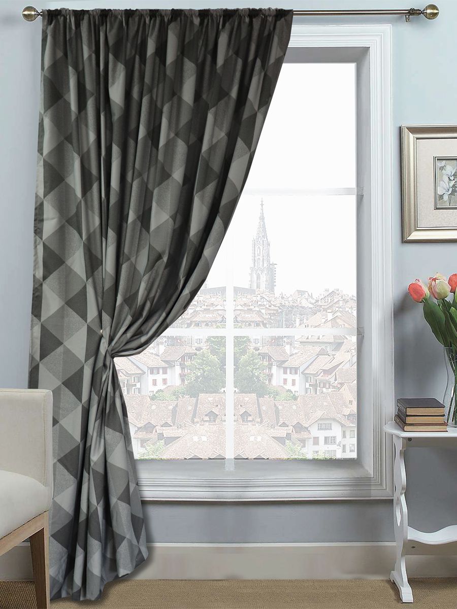 картинка Штора Amore Mio RR Zeli62-02-2027G 2,0*2,7*1 серый 