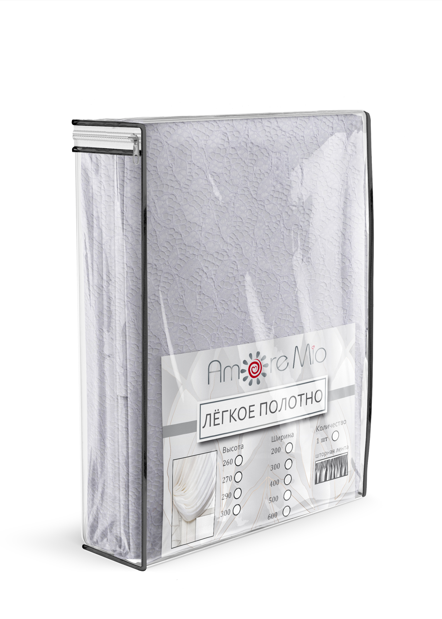 картинка Штора Amore Mio RR M305-0373604MB-w 2,5*2,6*1 белый 