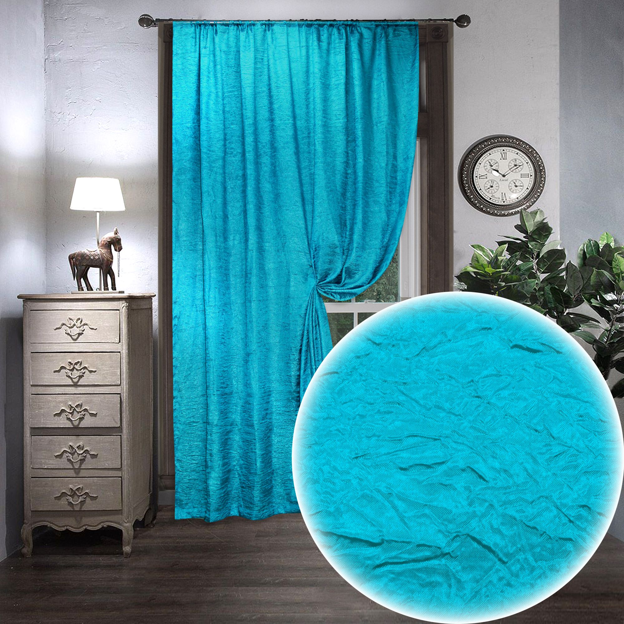 картинка Штора Amore Mio RR 32003-155 2,0*2,7*1 бирюзовый 