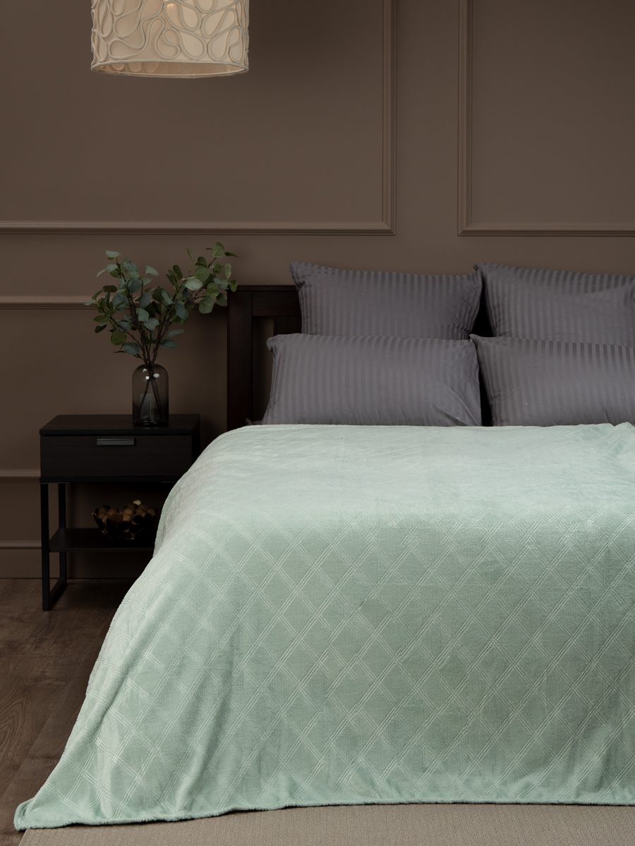 картинка Плед Texrepublic TF FNE GR3 2022 c-клетка 14-5707 