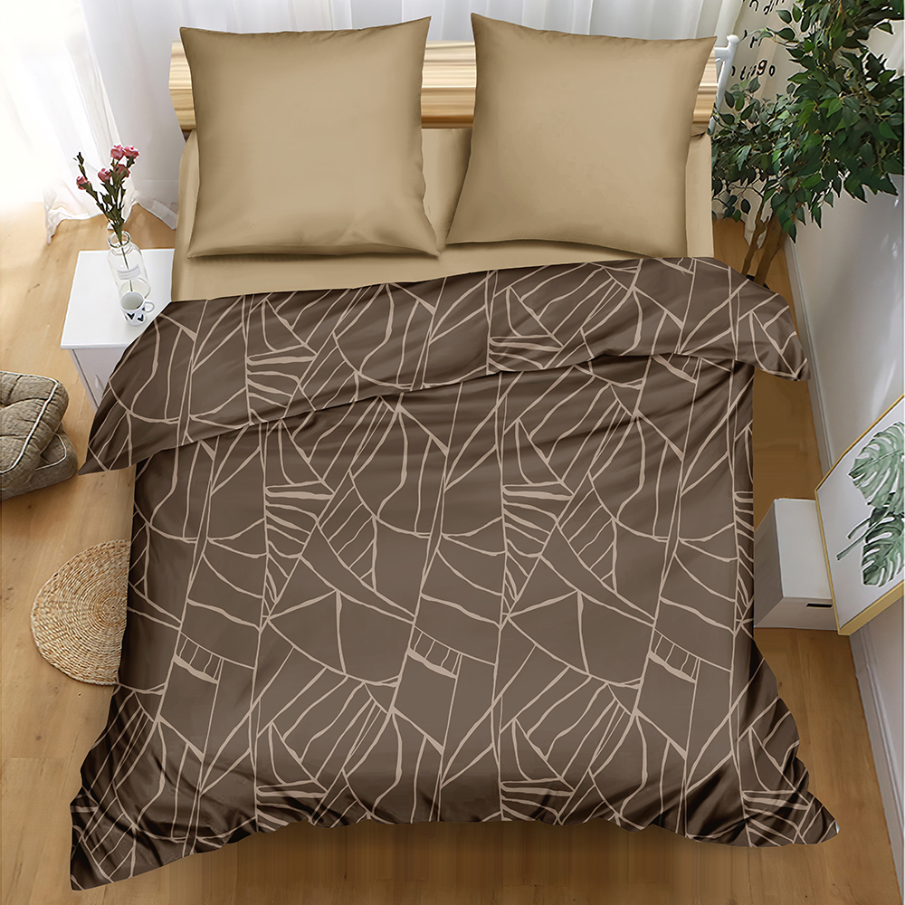 картинка Постельное бельё Amore Mio BZ QR Chocolate EURO LUX P combo 