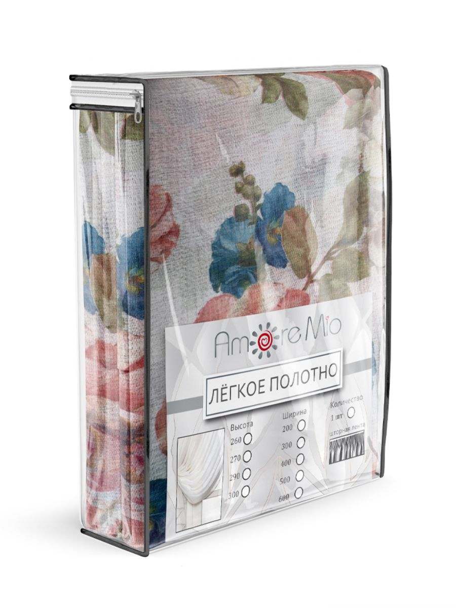 картинка Штора Amore Mio RR 3949-03 3,0*2,7*1 розовый 