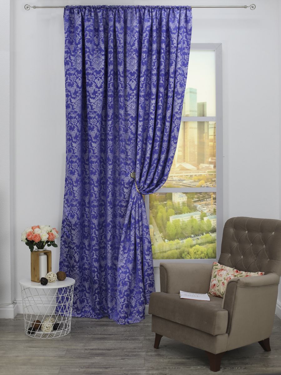 картинка Штора Amore Mio RR H235-65 1,4*2,7*1 синий 