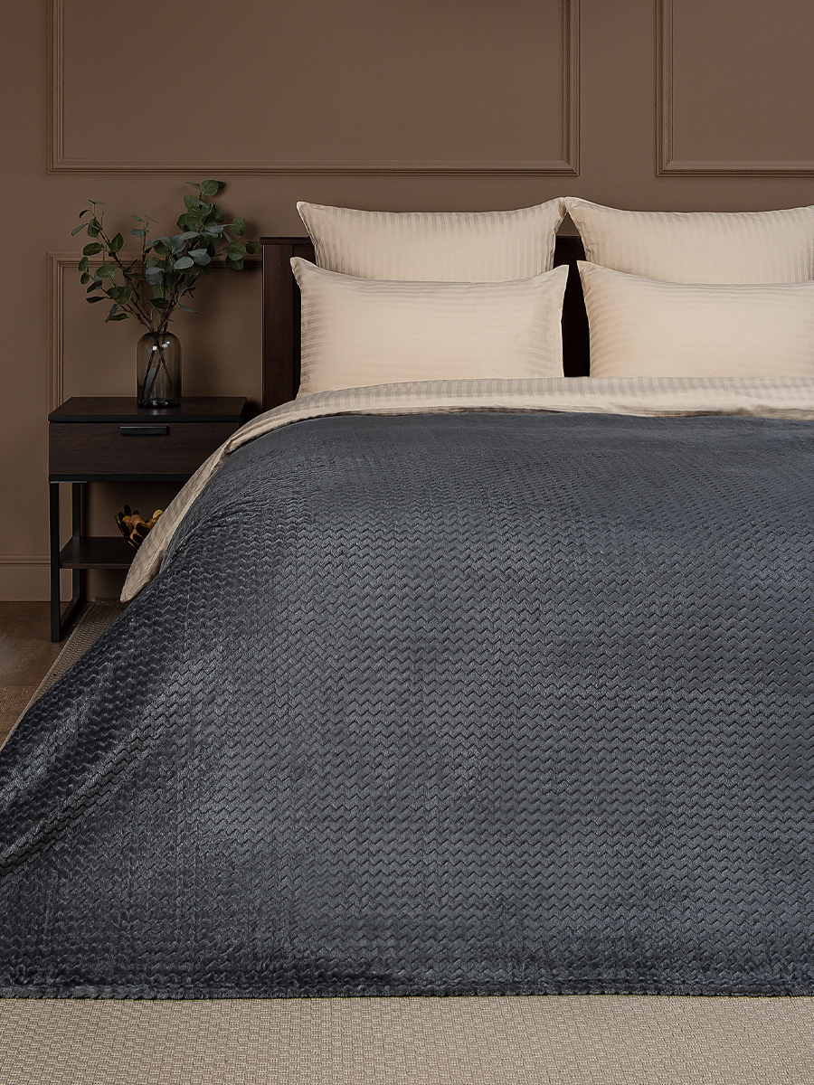 картинка Плед Texrepublic TF FNJ DKGY3 042/1520 s-змейка NC 