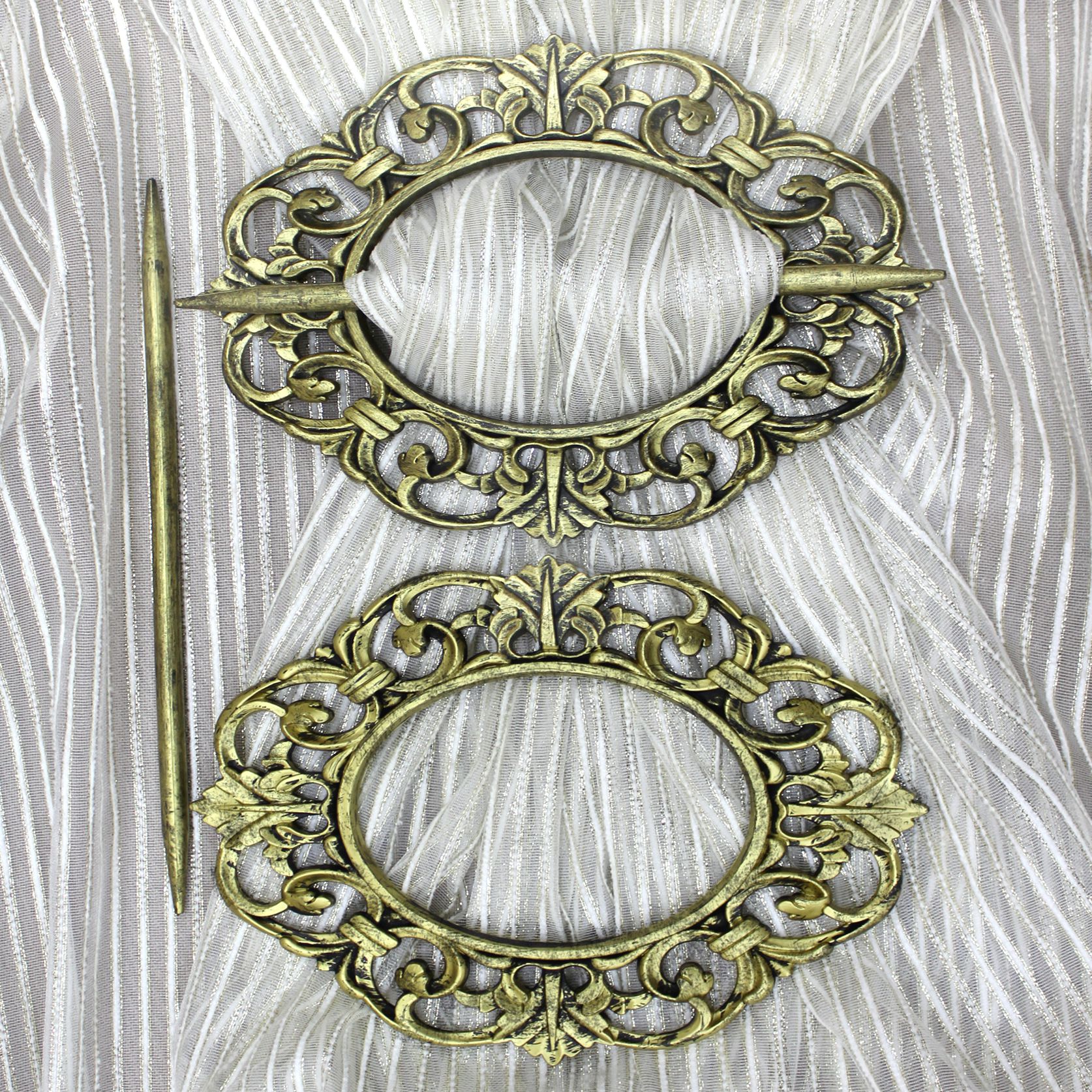 картинка Заколка для штор Ajur MI C2-10 oval 