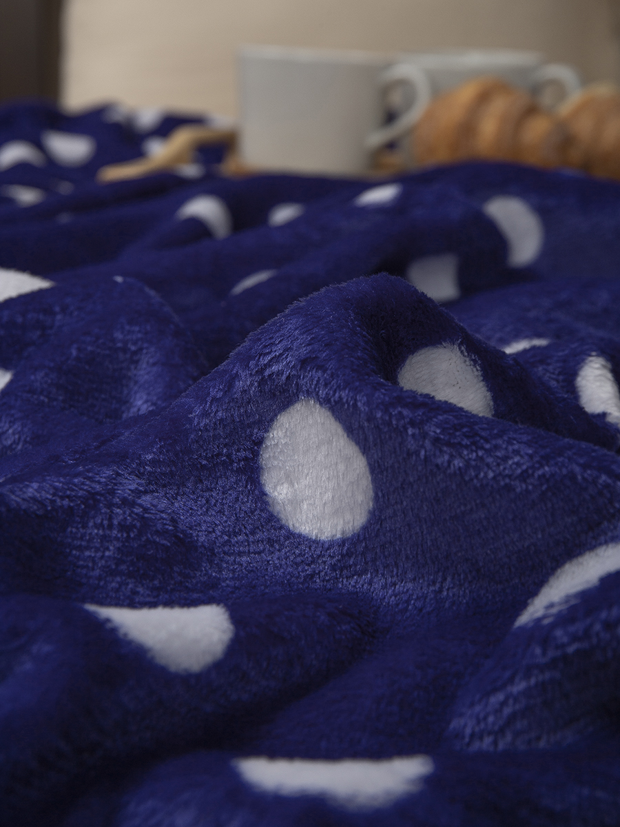 картинка Плед Texrepublic TF FN F111BL3 b2022 Горох 