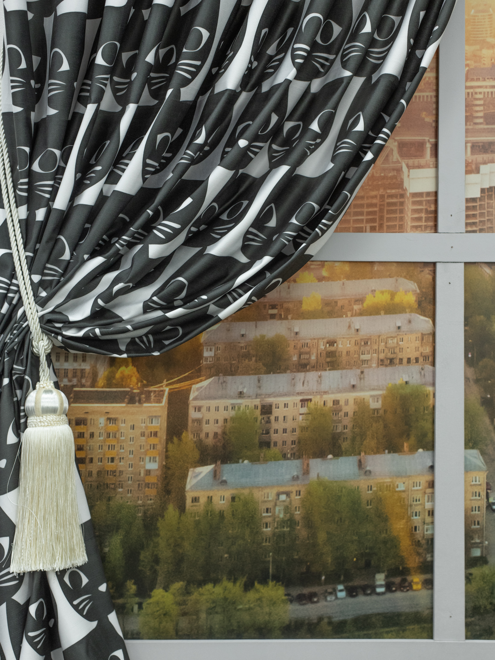 картинка Штора Amore Mio RR 13055-gray 2,0*2,7*1 серый 