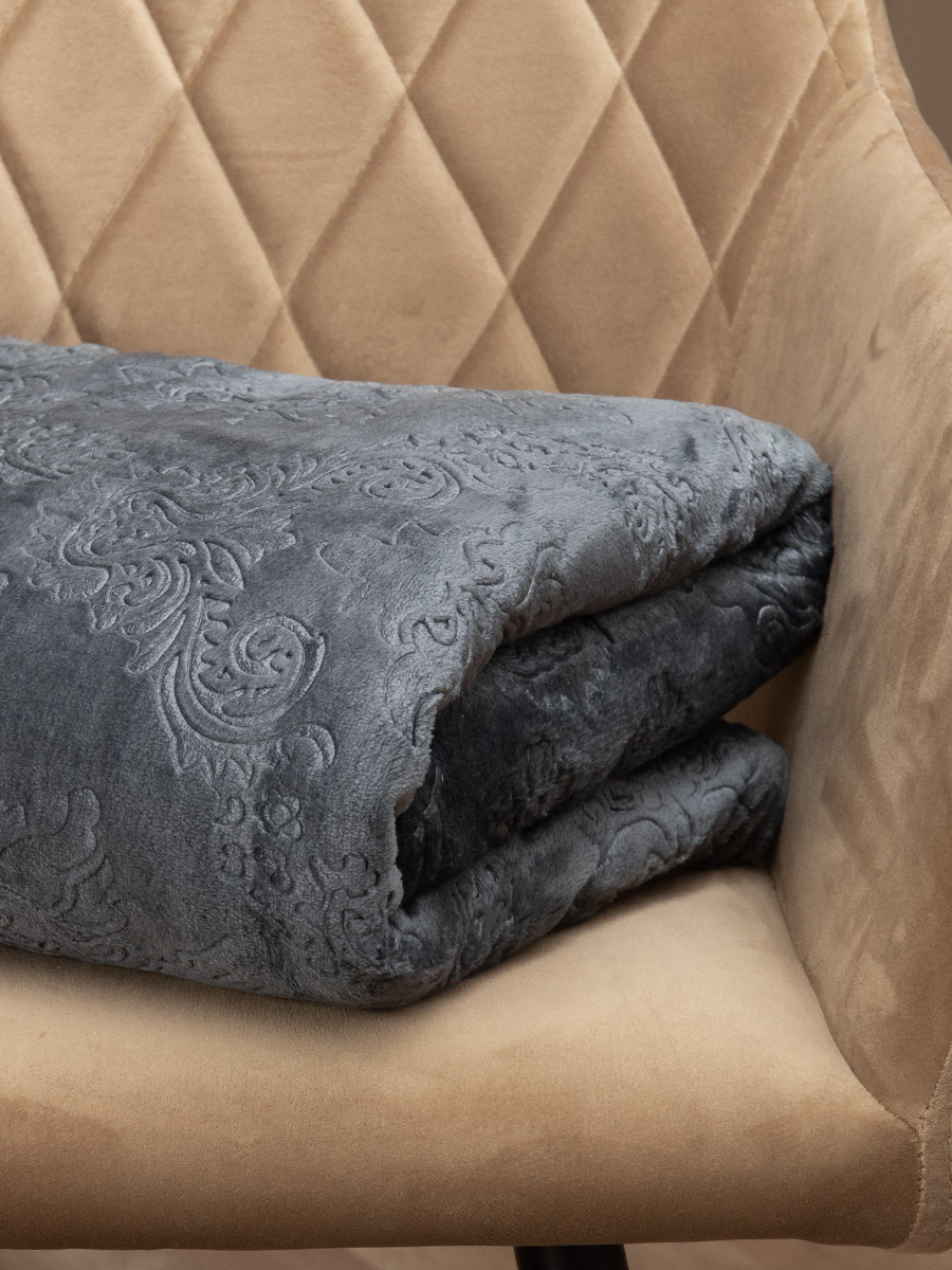 картинка Плед Texrepublic TF FNE DKGY1 2022 d-дамаск 19-3910 