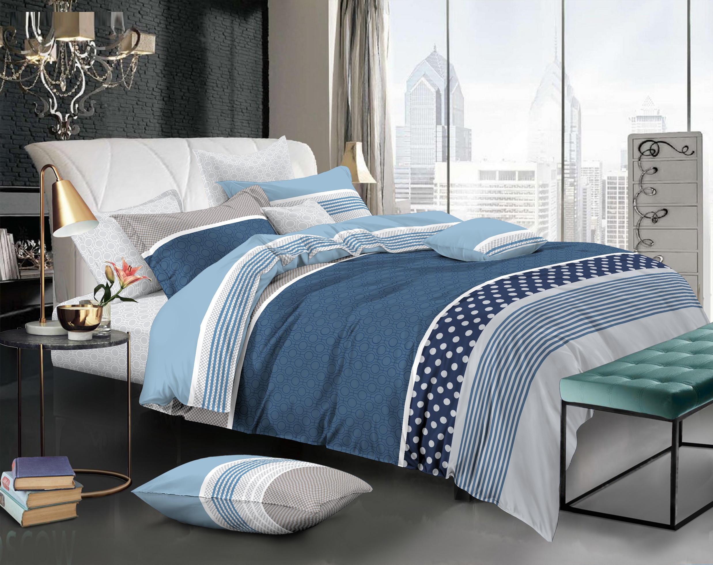 картинка Постельное бельё Amore Mio BZ QR Bulat EURO LUX Sp 