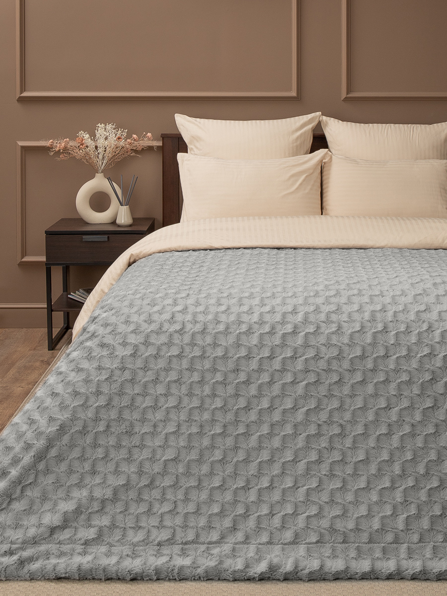 картинка Плед Buenas Noches искусст мех TF F204GY10 039/2224 Черепица NC 