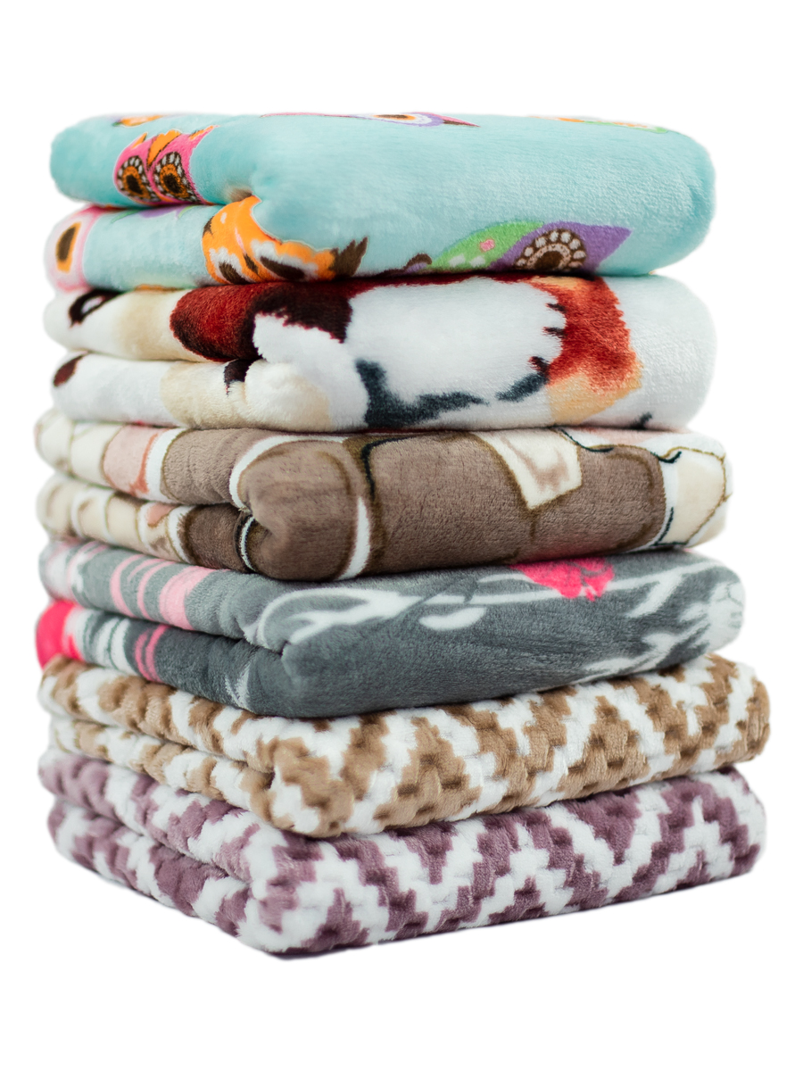 картинка Плед Texrepublic TF FN печатн. 90x100cm Ассорти 