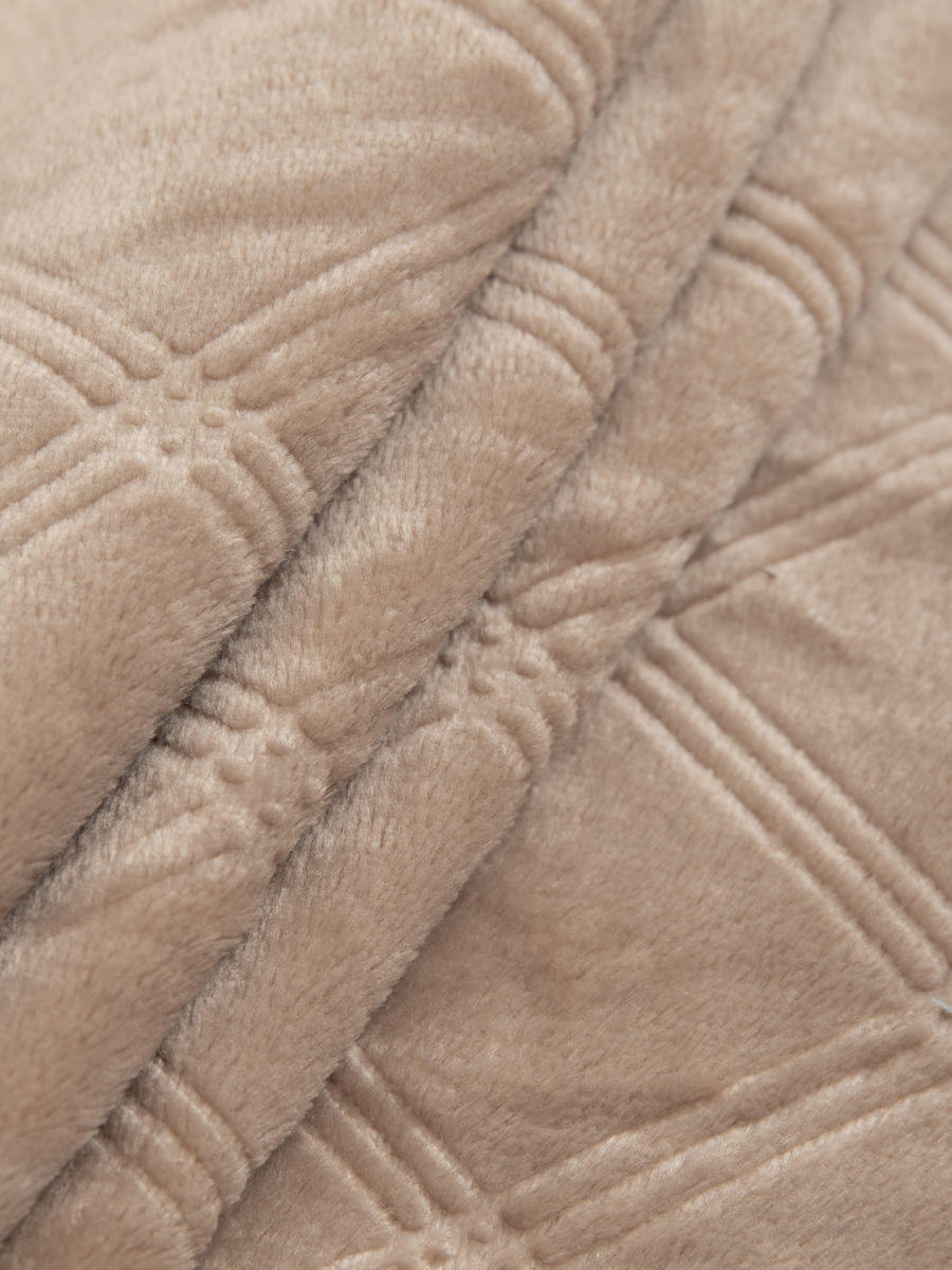 картинка Плед Texrepublic TF FNE BE-GY1 2022 c-клетка 16-1320 