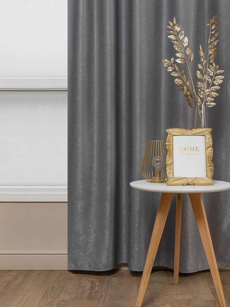 картинка Штора Amore Mio RR 6ML 42002-040 1,5*2,7*2 серый nc 