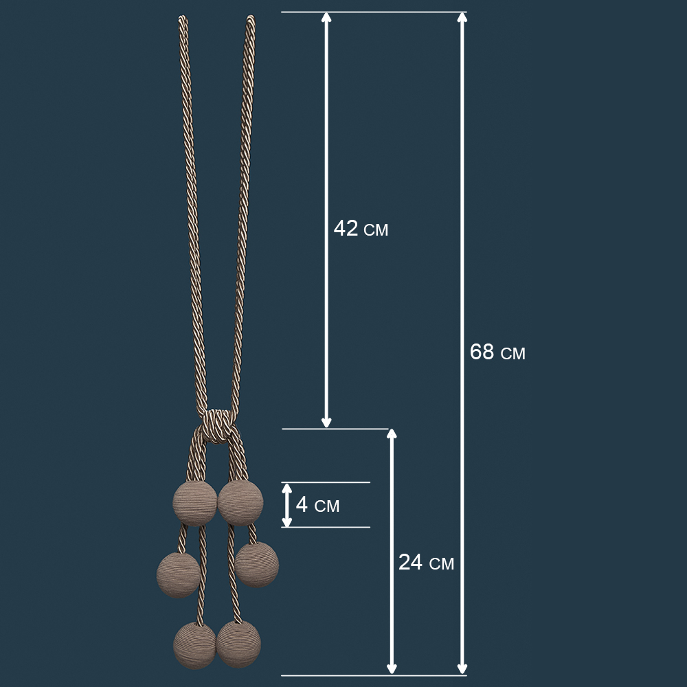 картинка Подхват д/штор Ajur HK SH-114 