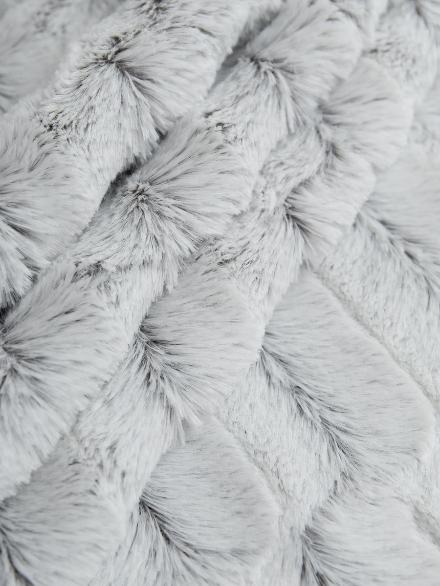 картинка Плед Buenas Noches искусст мех TF F112ML-GY3 1622 Пестрый ворс 