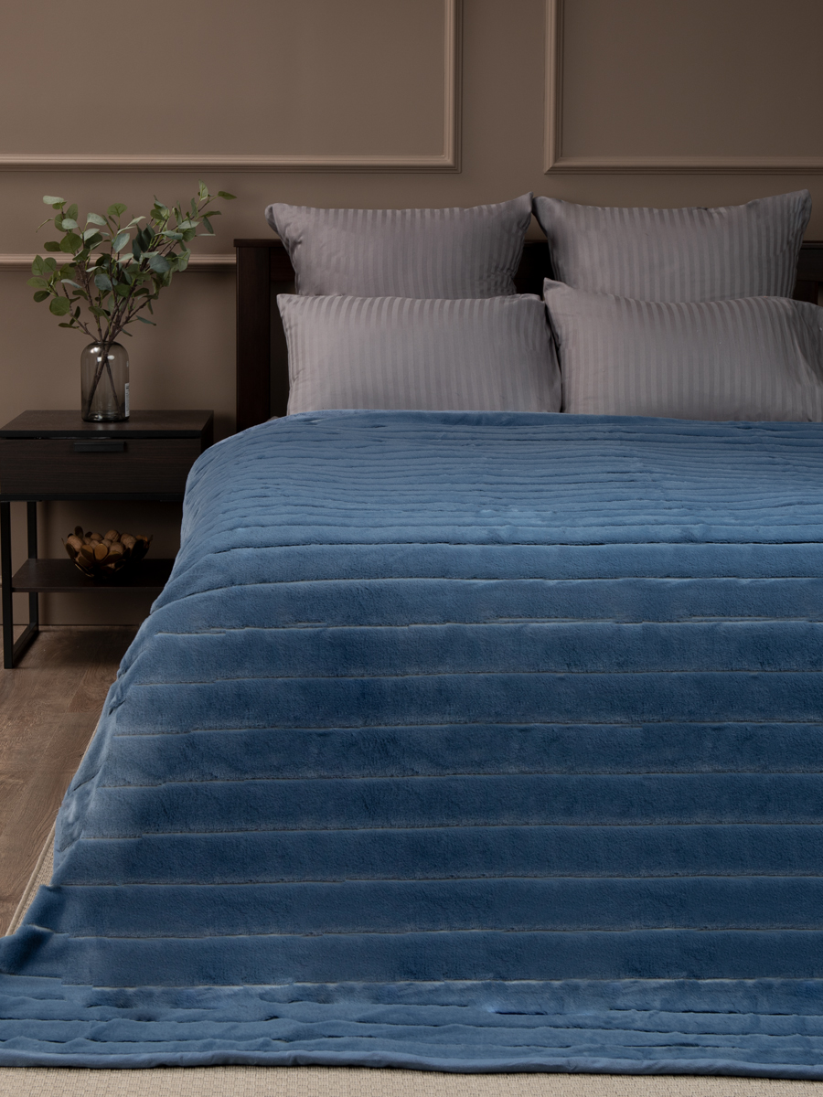 картинка Плед Texrepublic TCH KS BL2 2022 Полосы 17-4023 