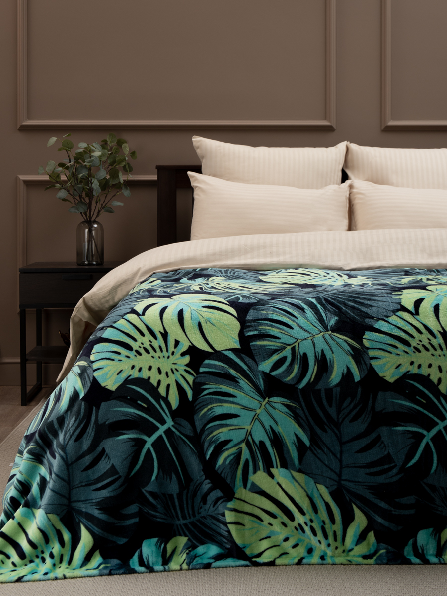 картинка Плед Texrepublic TF FN F123 a1520 Монстера 