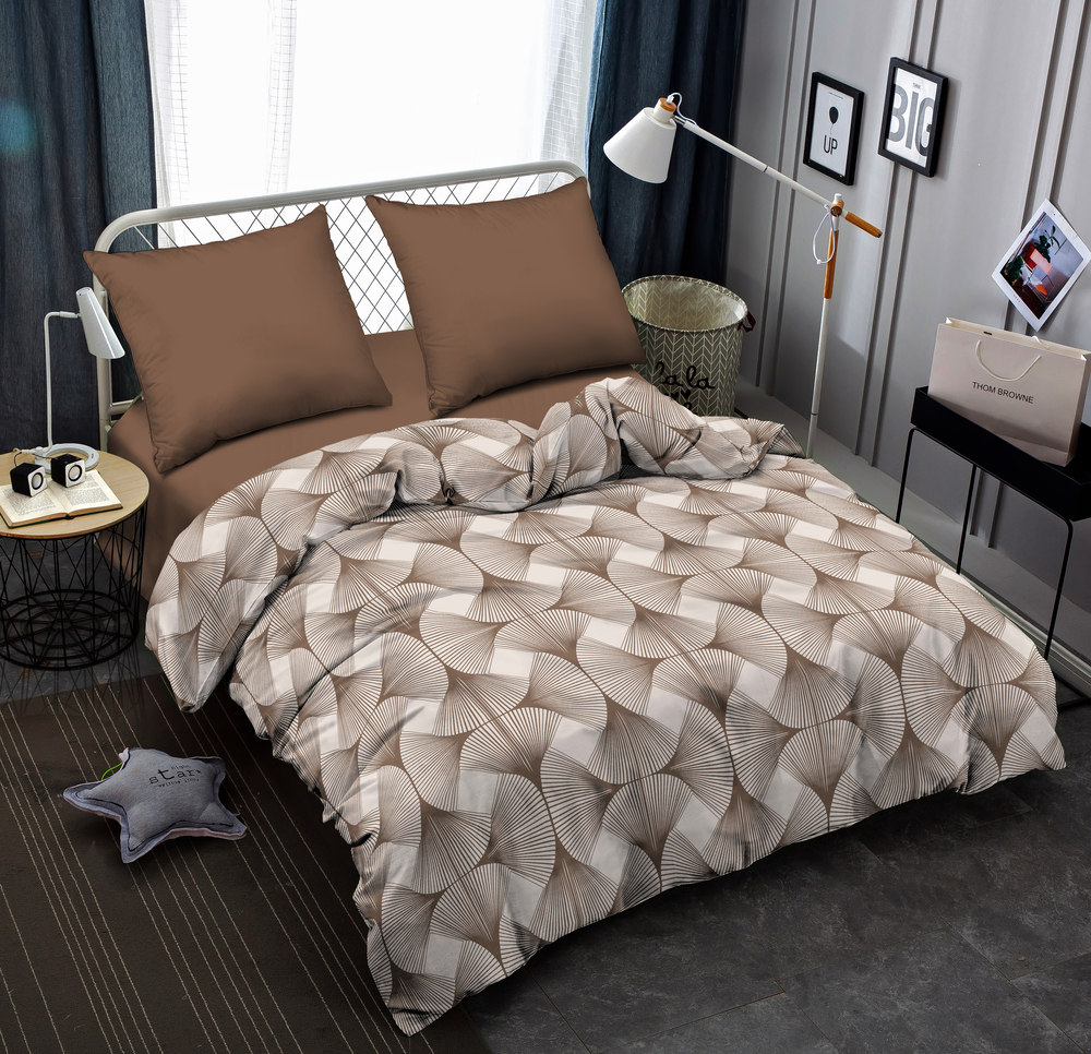 картинка Постельное бельё Vivien BZ QR Meringue SINGLE P combo vn 