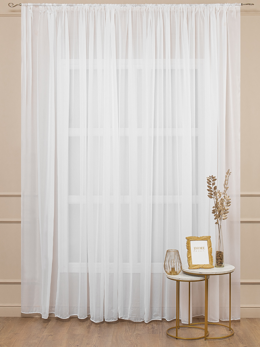 картинка Штора Amore Mio RR 6PL Crep-8704-01 ut 6,0*2,8*1 белый 