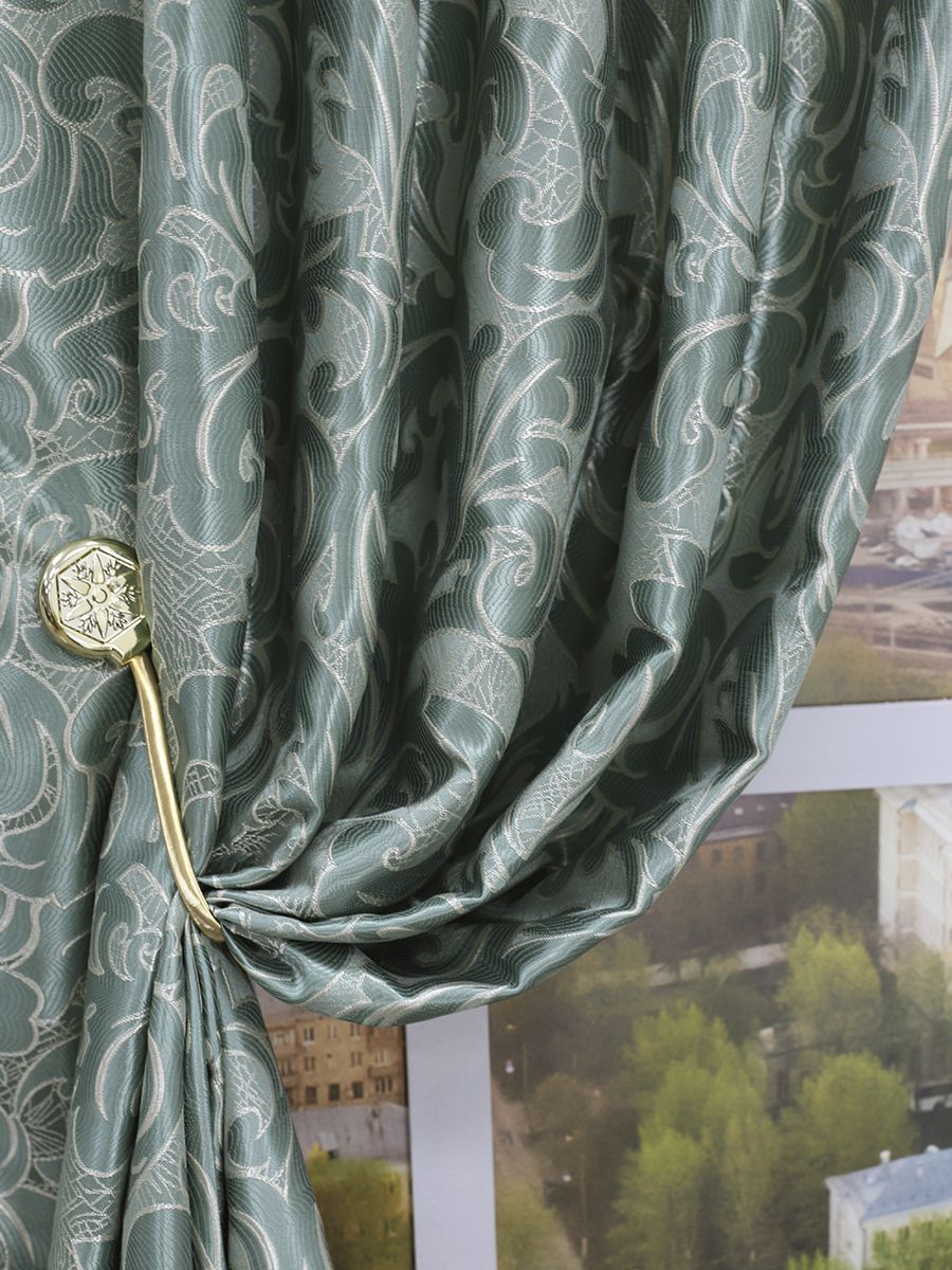 картинка Штора Amore Mio RR 384-81 1,4*2,7*1 ментоловый 