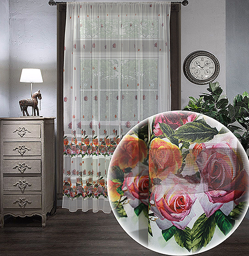 картинка Штора Amore Mio RR 8800-01 ut 3,0*2,7*1 коричневый 